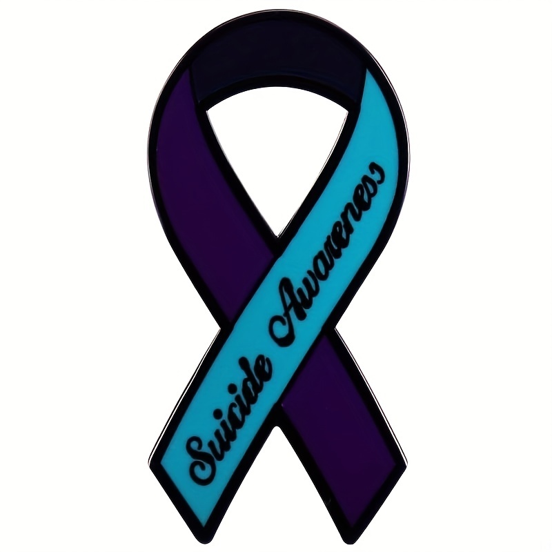 Green Ribbon Mental Health Awareness Enamel Lapel Pin Badge Suicide  Depression