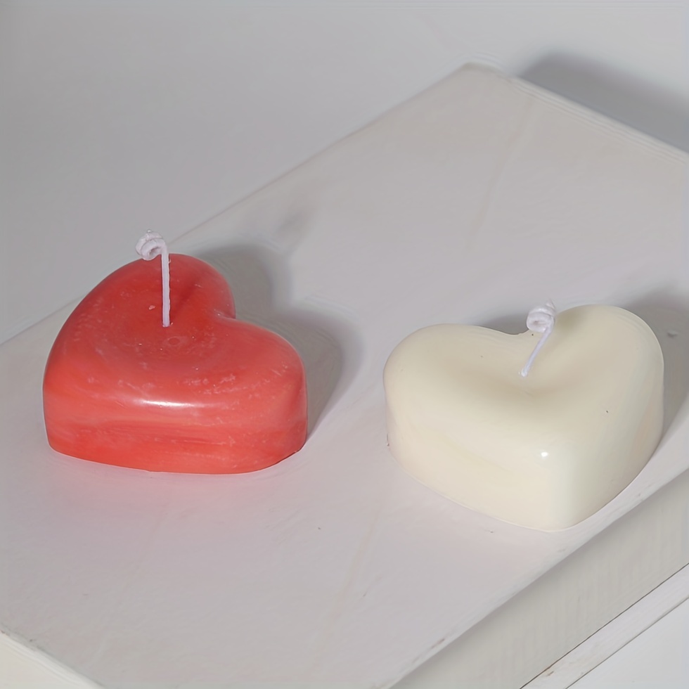 Aromatherapy Candle Love Heart Silicone Mold Cute Faceted - Temu