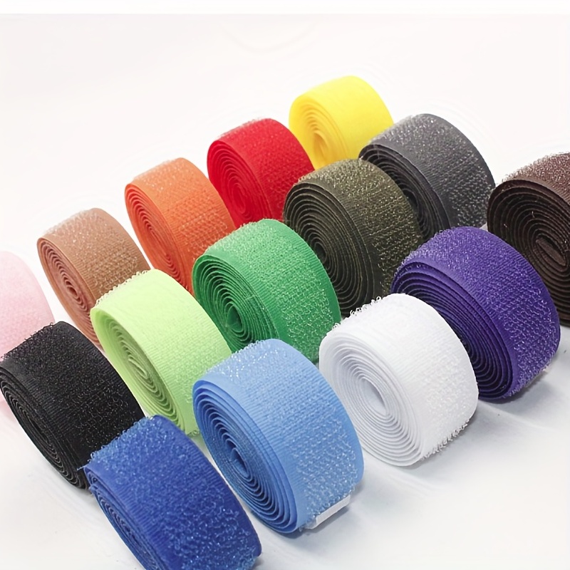 50pcs cordon câble réutilisable sangle nylon crochet boucle