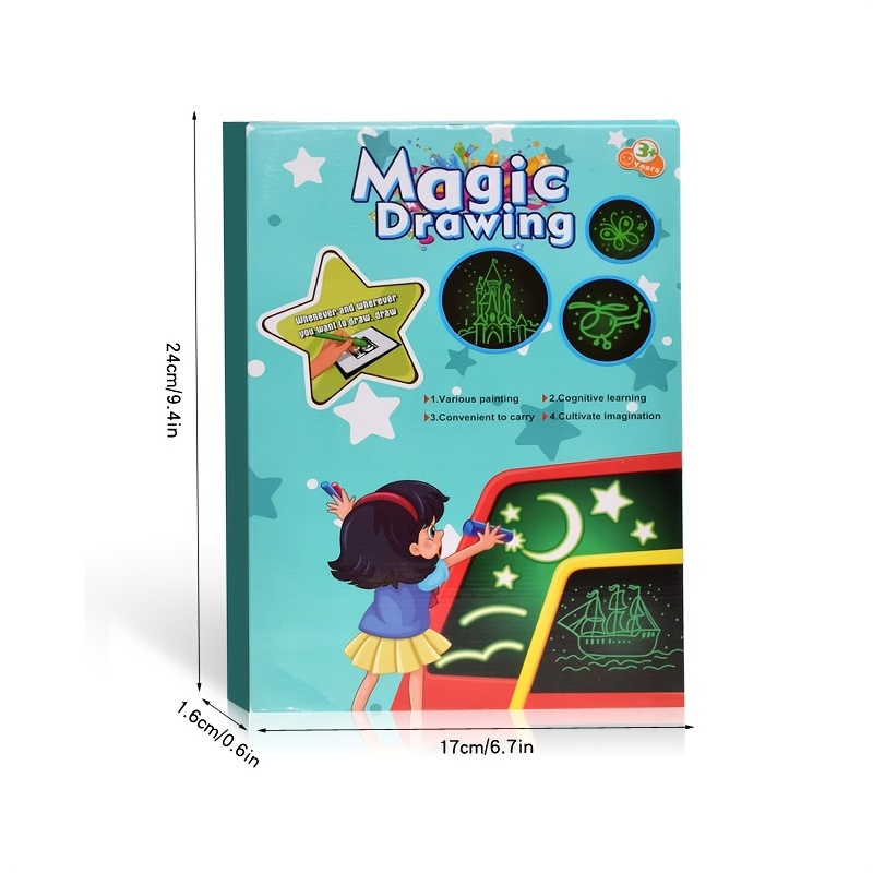 3d Magic Drawing Board Toddler Graffiti Board 7 Colored - Temu