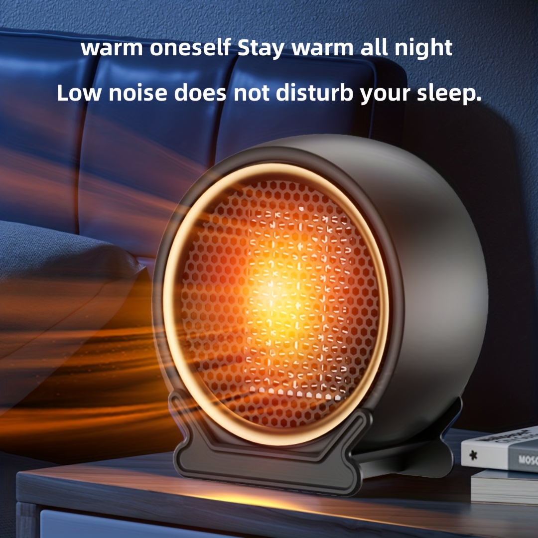 Electric Space Heater, Portable Ptc Ceramic Electric Desktop Heaters  Portable Silent Heater Fan For Office With Constant Temperature Heating And  Overheat Protection Thanksgiving Halloween Christmas Gift Fall Winter  Essential Fireplace Accessories -