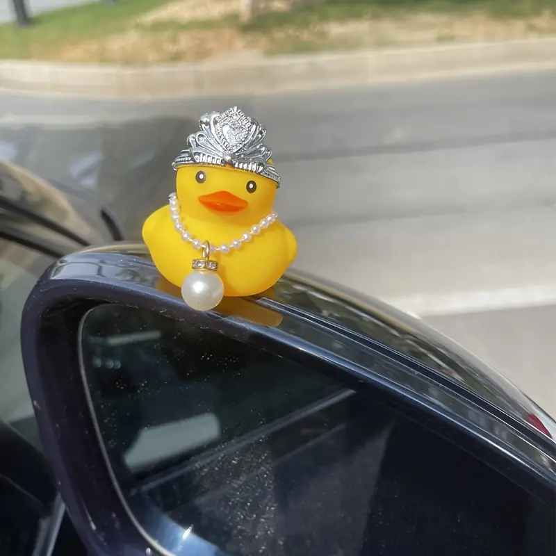 Add A Touch Royalty Car Adorable Duck Dashboard Ornament! - Temu