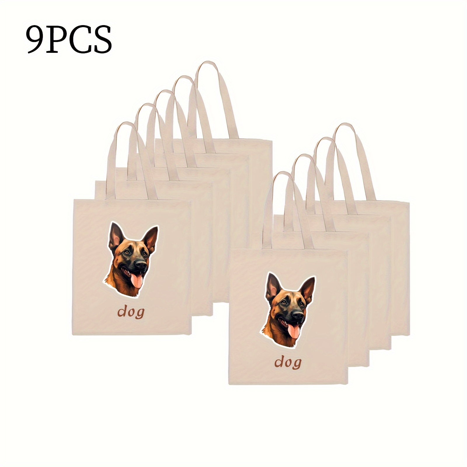 1/3/9pcs Bolsa De Lona Personalizada Para Perros De Hombres - Temu