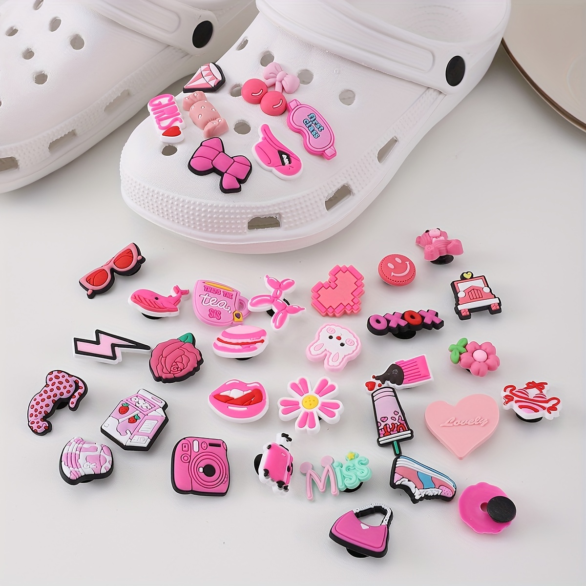 Series Kawaii Cartoon Shoes Charms For Clogs - Temu
