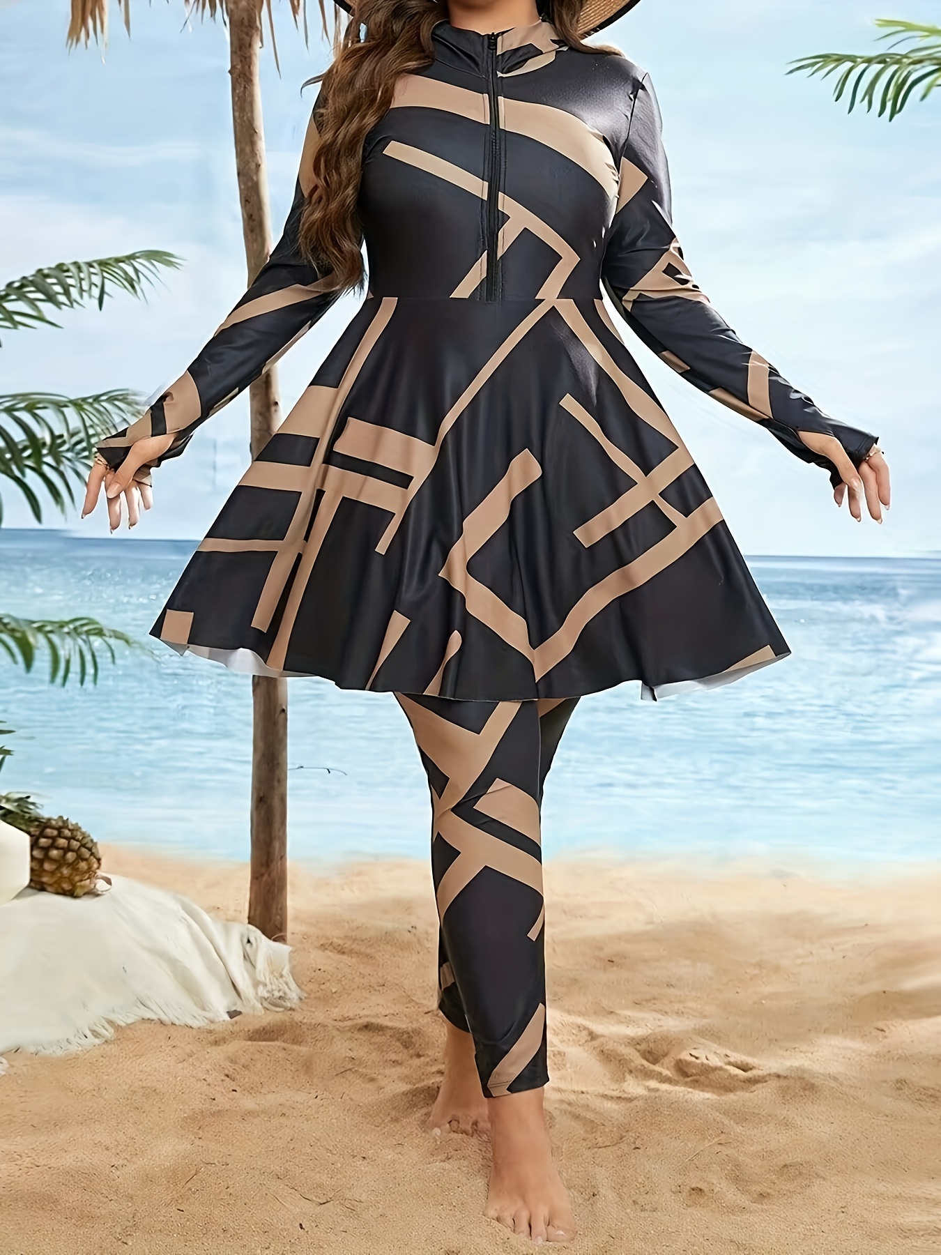 Plus Size Swimsuit Cover Up - Temu Canada