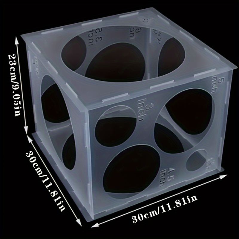 11 Holes Balloon Sizer Cube Box Measurement Tool Balloon - Temu