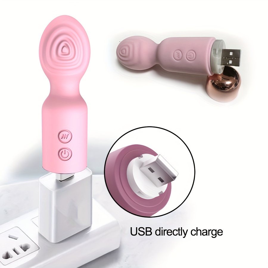 experience 10 modes of pleasure with this usb charging vibrator silicone material personal body massager details 5