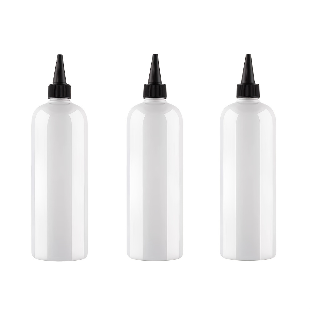  Applicator Bottle for Hair - 2-Pack, 8.5 Ounce, Translucent,  Adjustable Nozzle, Open/Close Feature, Squeeze Design with Measuring Scale  - Ideal for Scalp, Hair Color, Roots, Hair Oil Application : Industrial &  Scientific