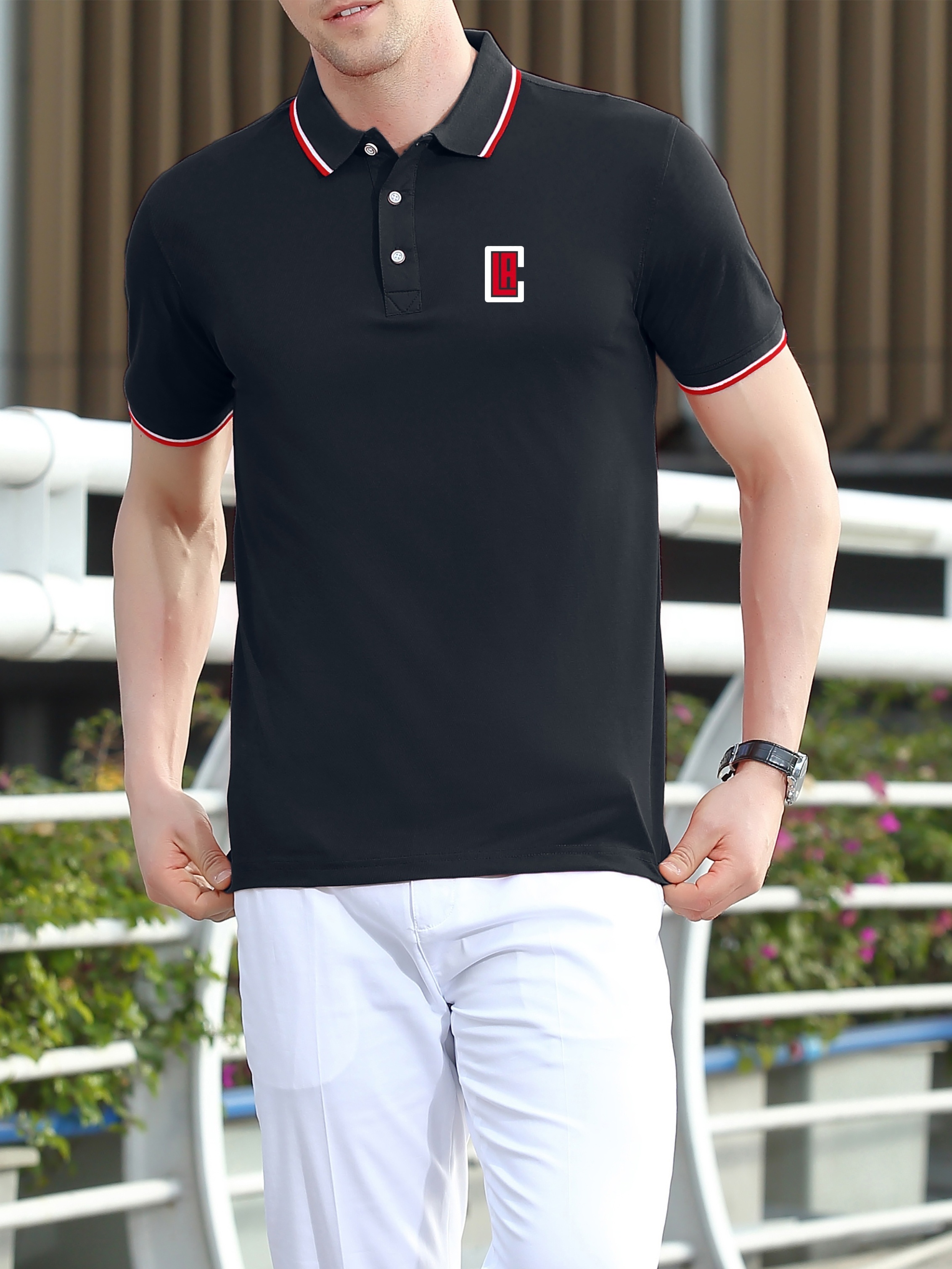 Short sleeve contrast T-shirt