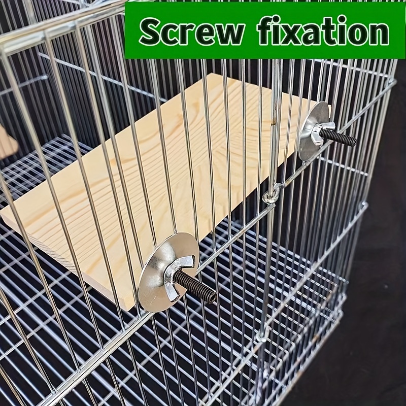 Durable Wood Perch Platform for Parrots