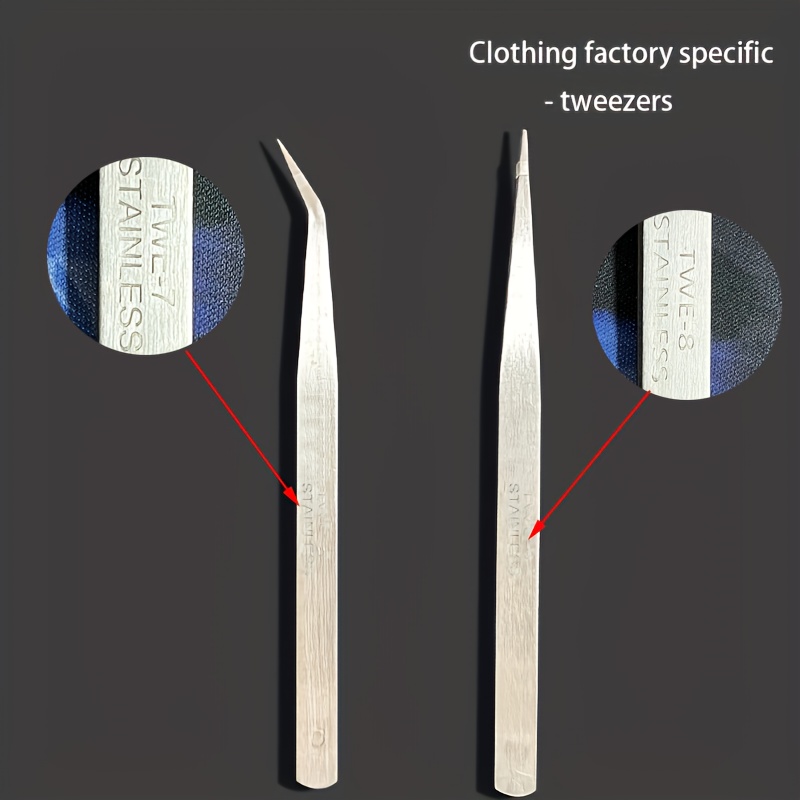 Precision Tweezers Anti-Static Non-magnetic Stainless Steel Phone Repa