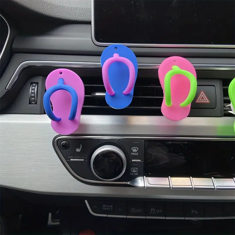 Flip Flops Car Air Freshener Clip Cute Shoe Shaped Car Vent - Temu