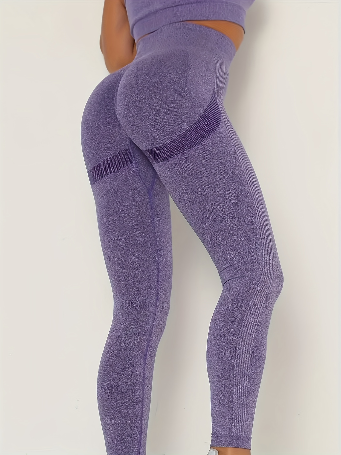 Seamless High Waisted Workout Leggings Women Scrunch Butt - Temu United  Kingdom