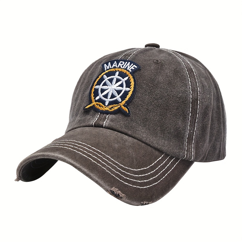Sturdy Washed Baseball Cap Dad Hat Adjustable Retro Cap
