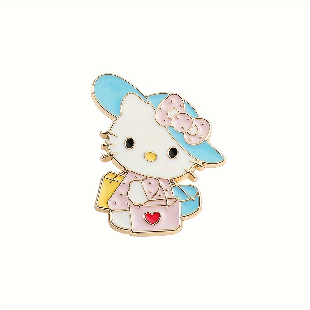 Sanrio Cute Wreath Enamel Button Lapel Pin  Hello Kitty Kuromi & More –  KawaiiGoodiesDirect