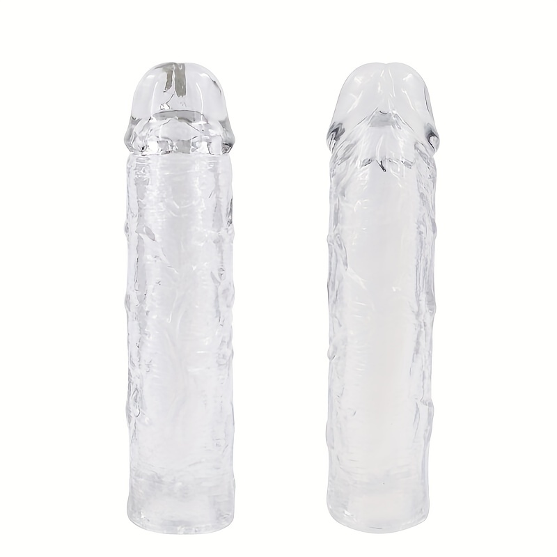  LEQC Pennis Extende Penis Sleeve Cock Sleeve Reusable Condom,  Sex Toys - Pumps & Enlargers Super Thick Realistic Penis Extender Enlarger  for Men, Pennis Sleeve Girth Enhancer for Men Sex Enhancer 