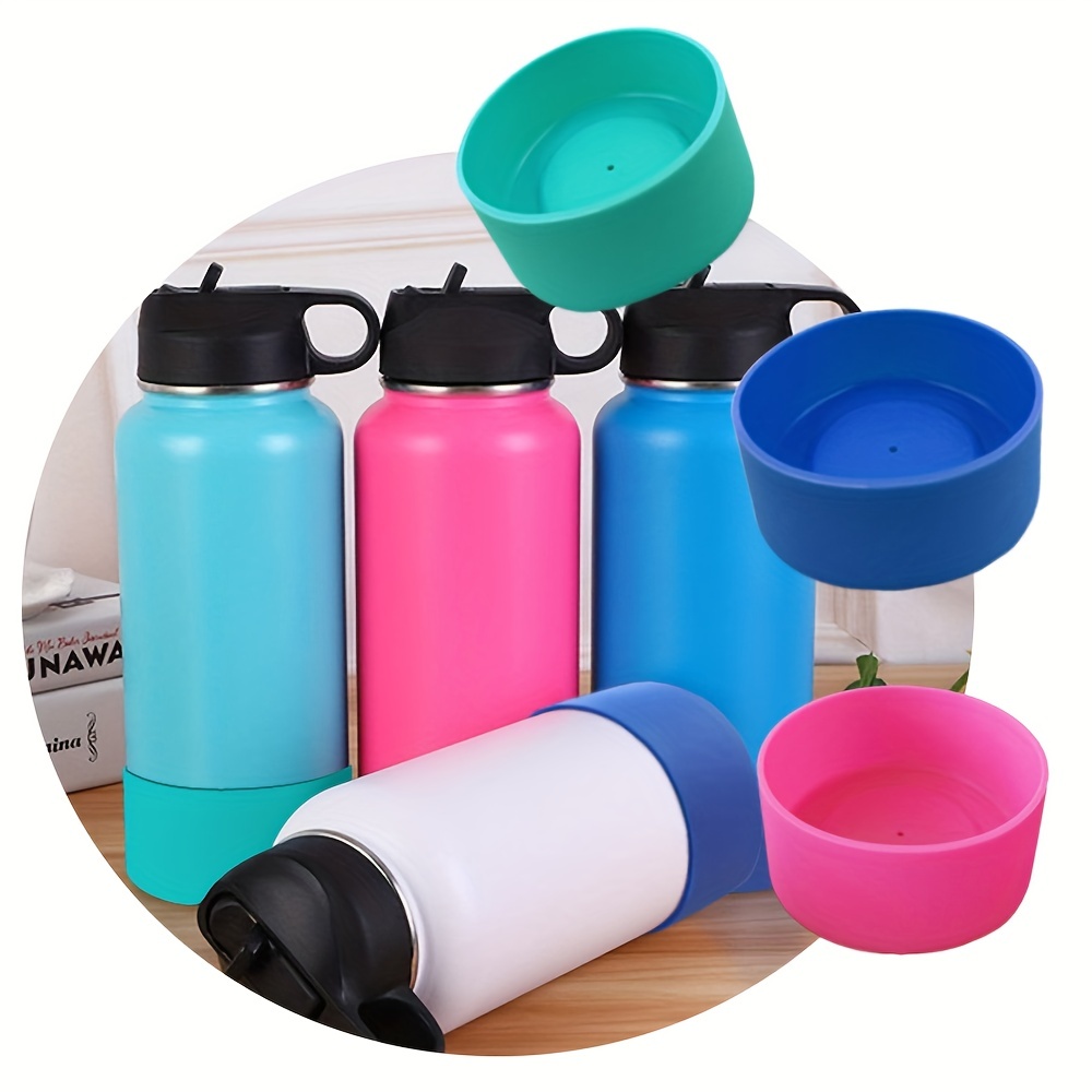 Protective Silicone Boot for Hydro Flask 12,16,18,20,21,24 oz Standard and  Wide Mouth Water Bottles, BPA Free Anti-Slip Bottom Sleeve Cover for  Stainless Steel Water Bottle