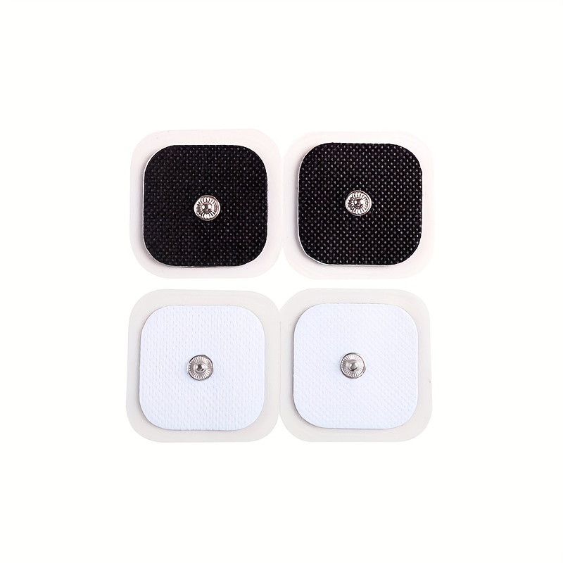 4*4cm EMS Electrode Pads Nerve Muscle Stimulator Silicone Gel Tens