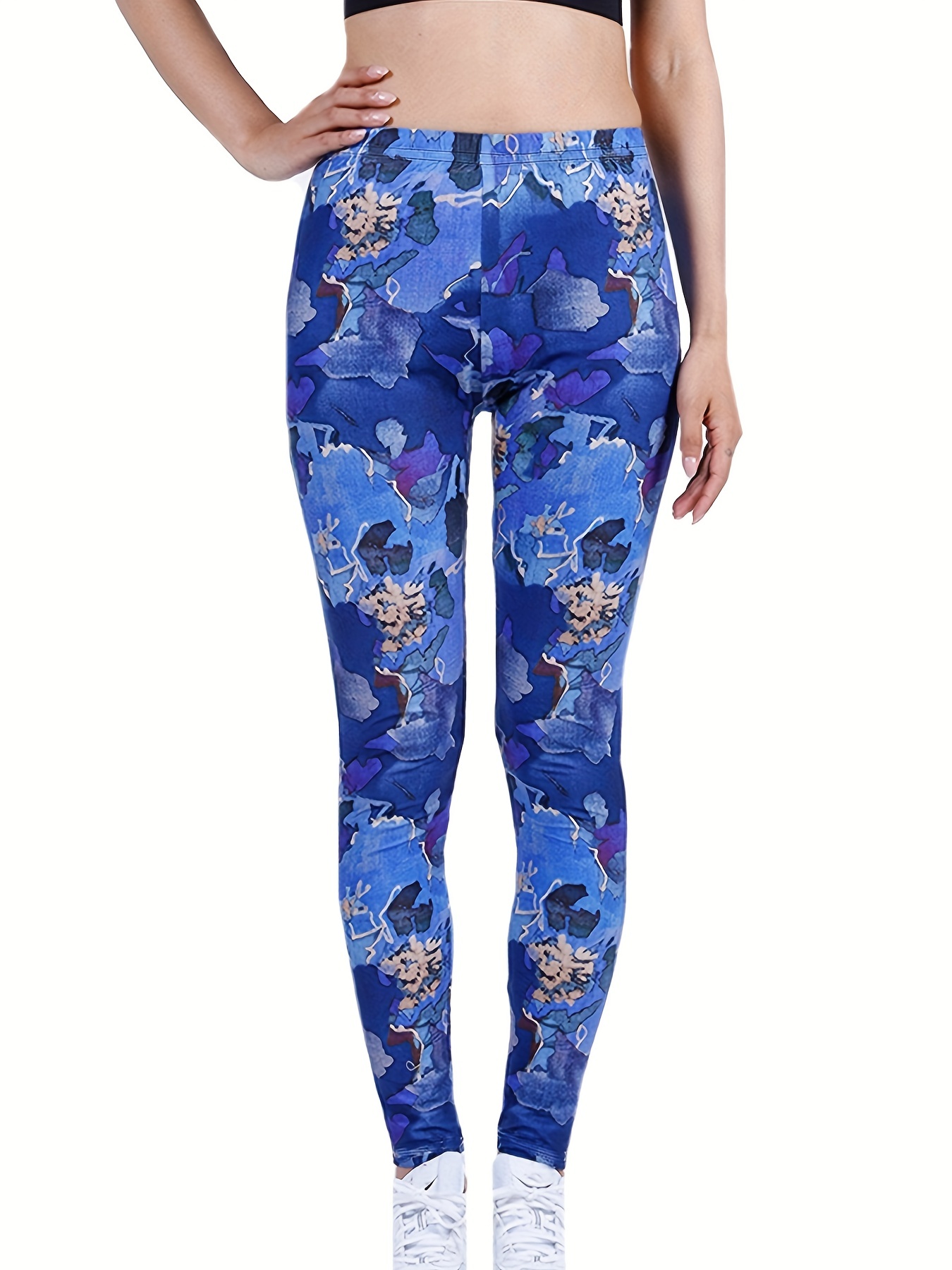 Women's Leggings Underwater World Printed Yoga Pants Casual - Temu