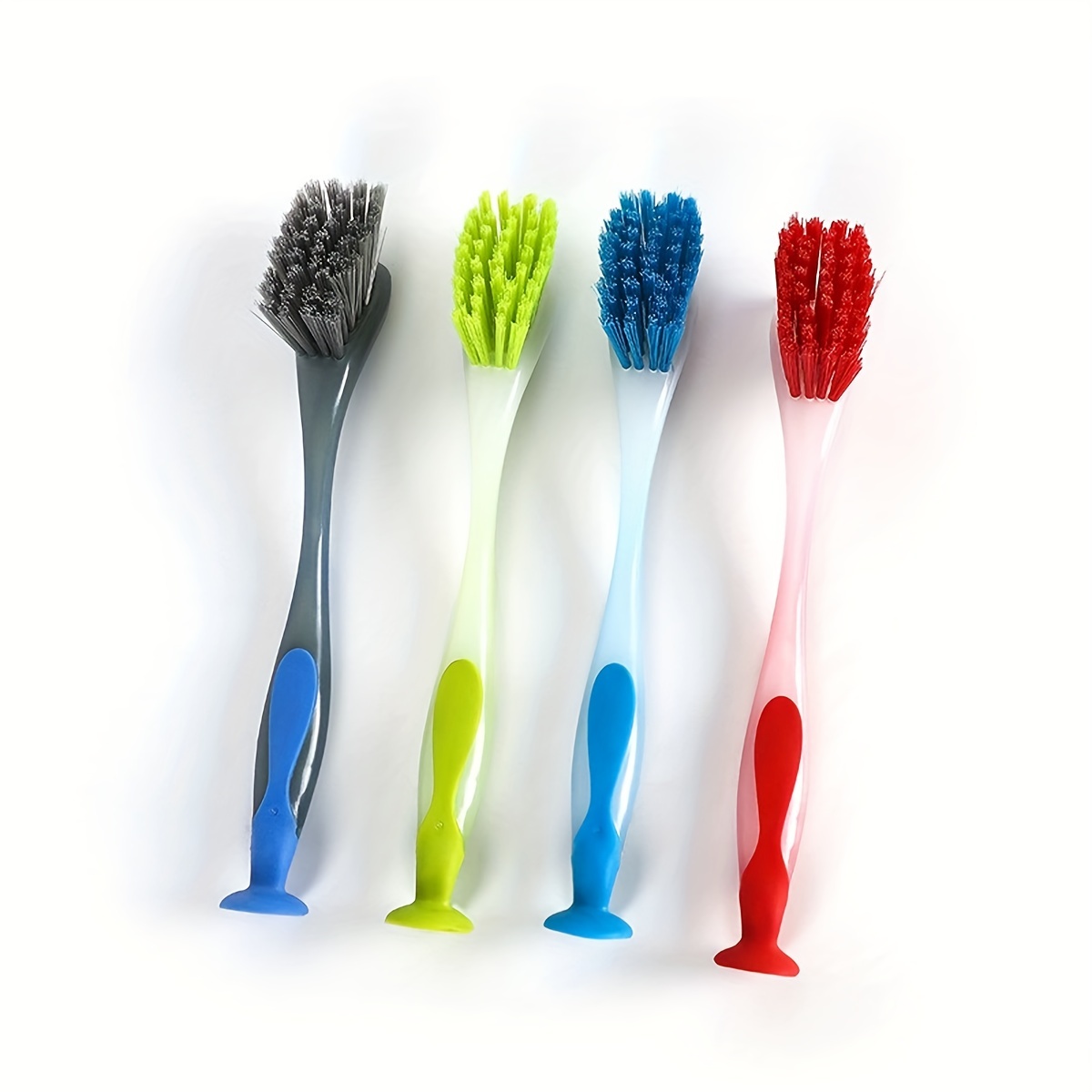 Long Handle Dishwashing Brush With Suction Cup, Pot Dish Brush Cleaning  Brush Multipurpose Scrub Tool For Kitchen, Toilet, Etc. - Temu