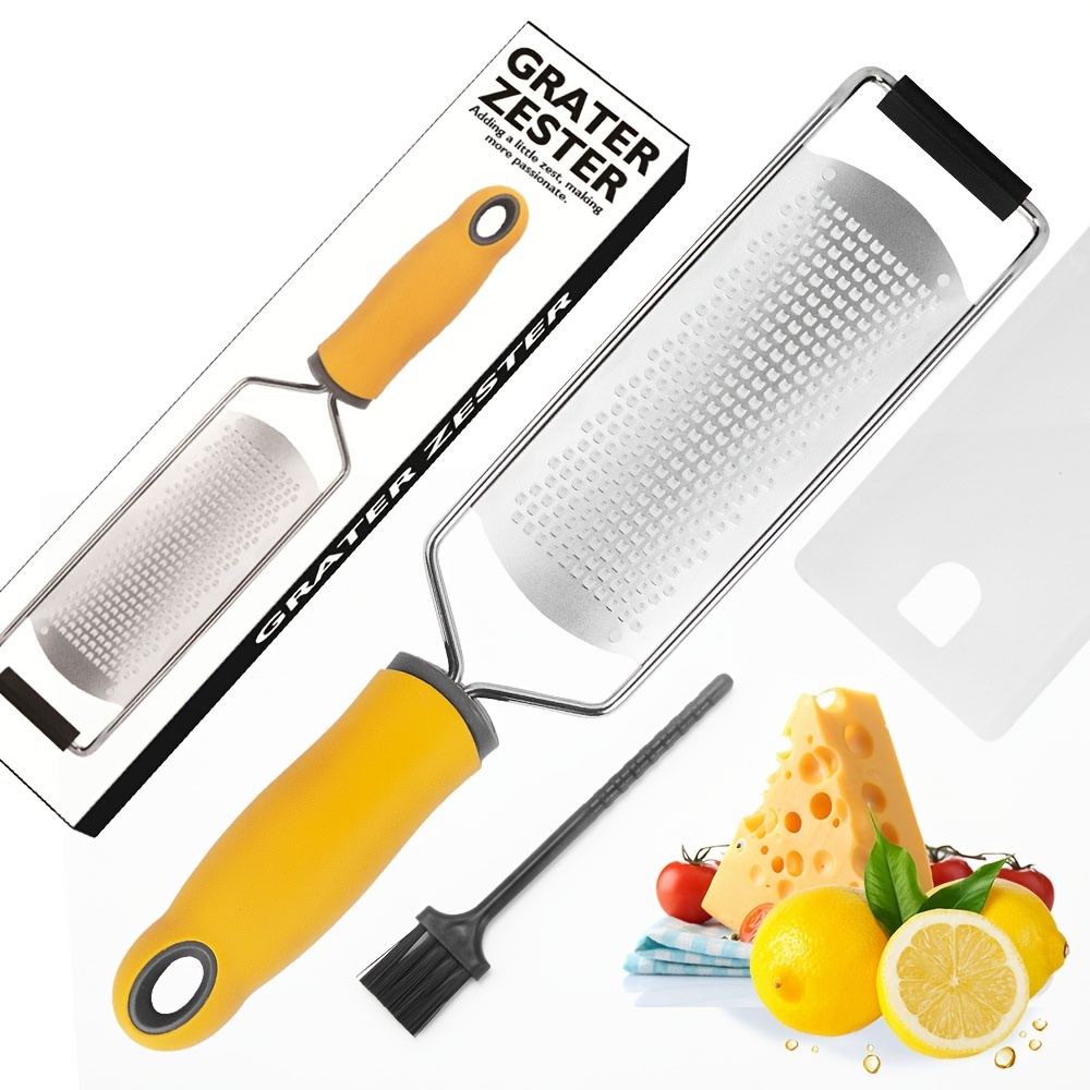 Cheese Grater, 304 Stainless Steel Cheese Graters Shredder Handheld,  Kitchen Grater For Cheese Ginger Vegetables - Temu