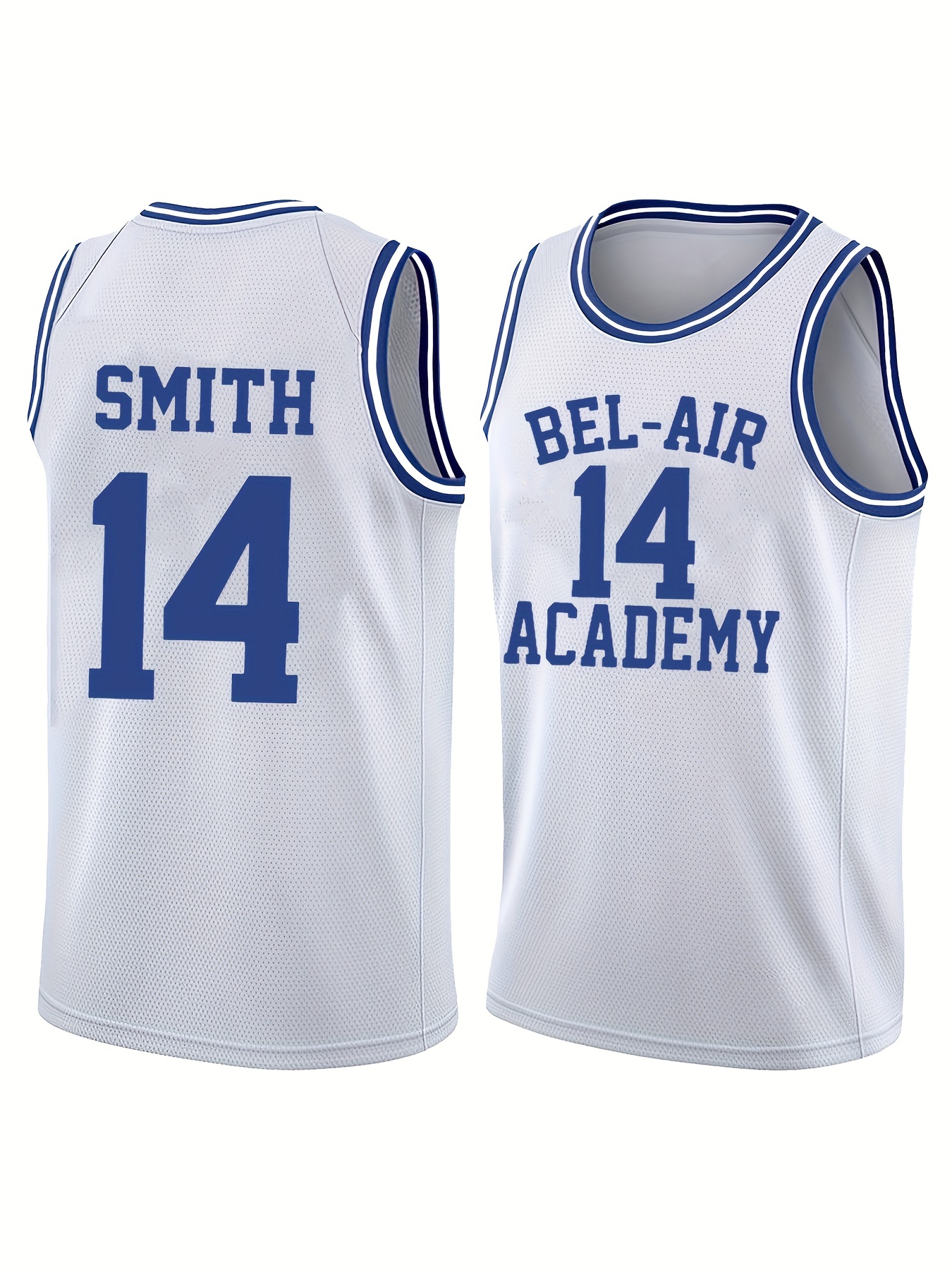 Camiseta Baloncesto Sin Mangas Estampado #14 Bel-air Academy Transpirable  Hombre Competición Entrenamiento, Envío Gratuito Nuevos Usuarios