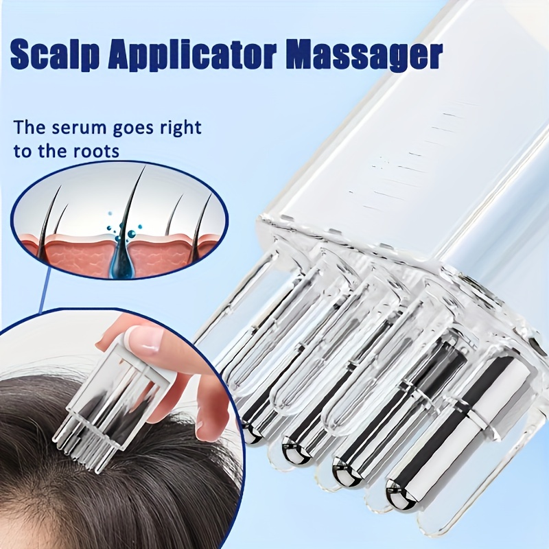 1pc Scalp Applicator Comb, Portable Hair Oil Applicator Bottle, Hair Comb  For Scalp Massager And Hair Growth Care, Head Fluid Brush For Essential Oil