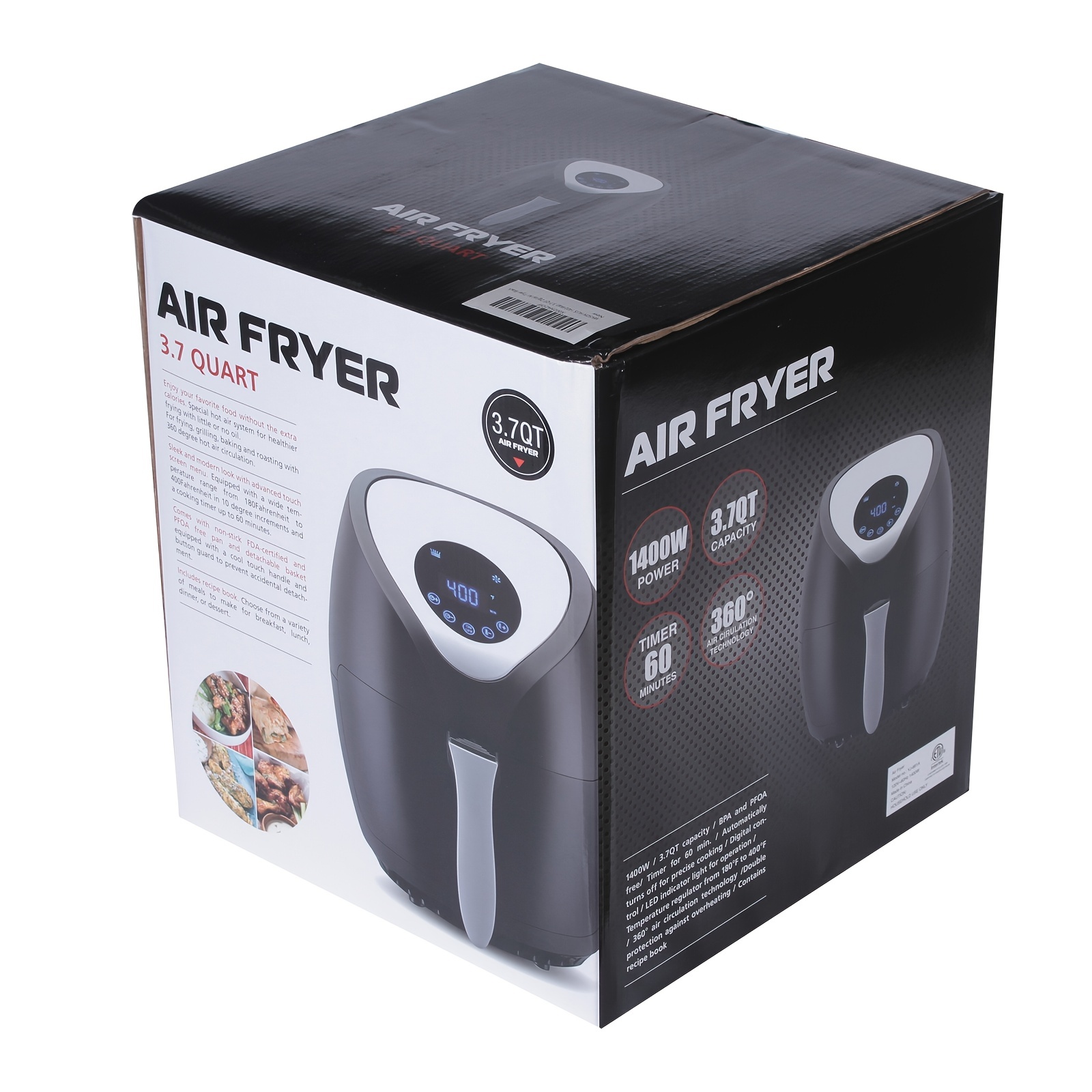 Air Fryer Oven Combo 5.1qt Large Cooker With Nonstick And - Temu