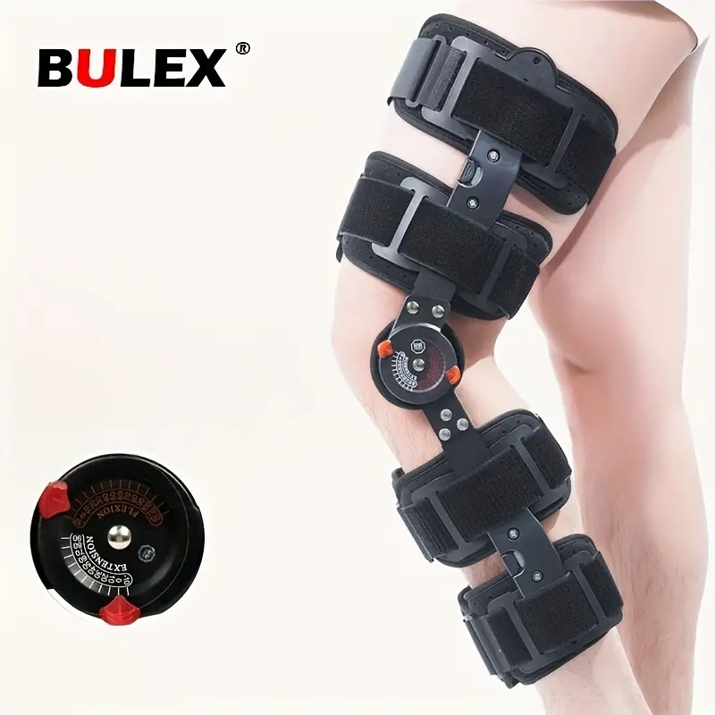 Bulex Hinged Rom Knee Brace Post Op Knee Brace For Recovery Stabilization  Acl Mcl And Pcl Injury Adjustable Medical Orthopedic Support Stabilizer  After Surgery Women And Men, Today's Best Daily Deals