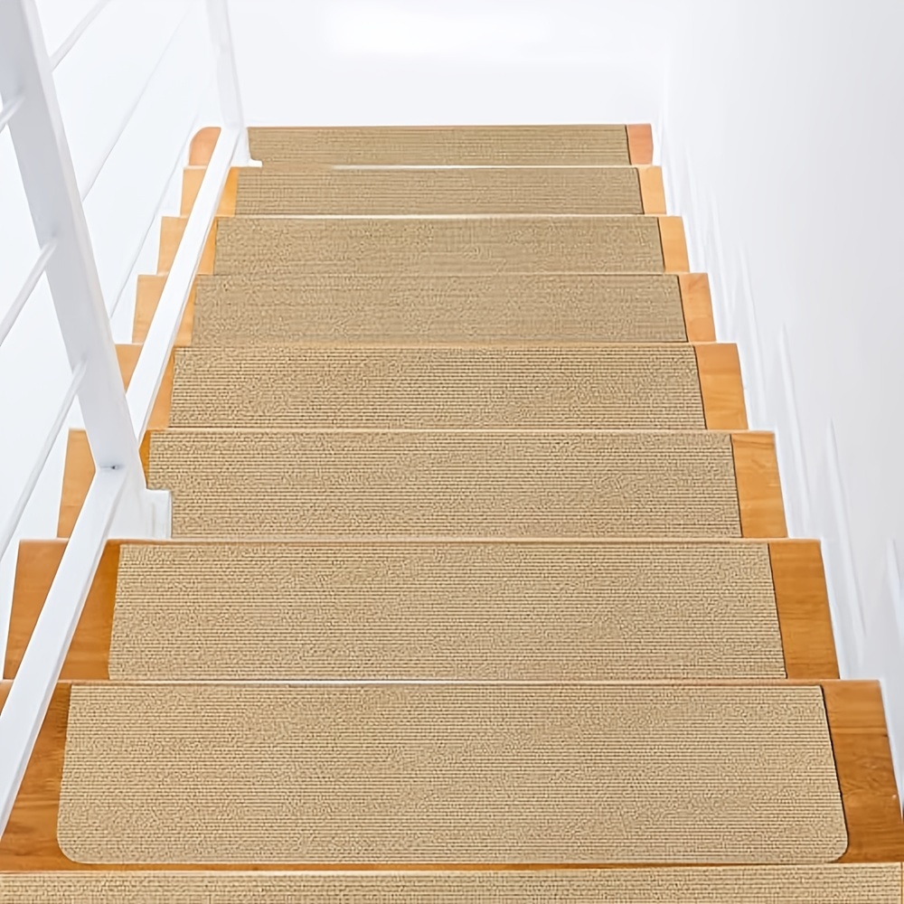 Non-slip Rubber Stair Carpet Treads, Carpet Stair Treads Stair Runners For  Wooden Steps, Machine Washable, Basement Stair Rug Mats Covers Non-slip  Indoor Stair Mat For Pet, Kids And Elderly - Temu