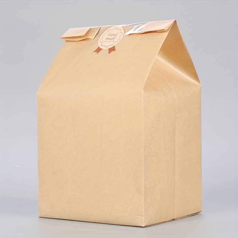 Bakery Paper Bags With Window Self ahesive Food Storage Bags - Temu