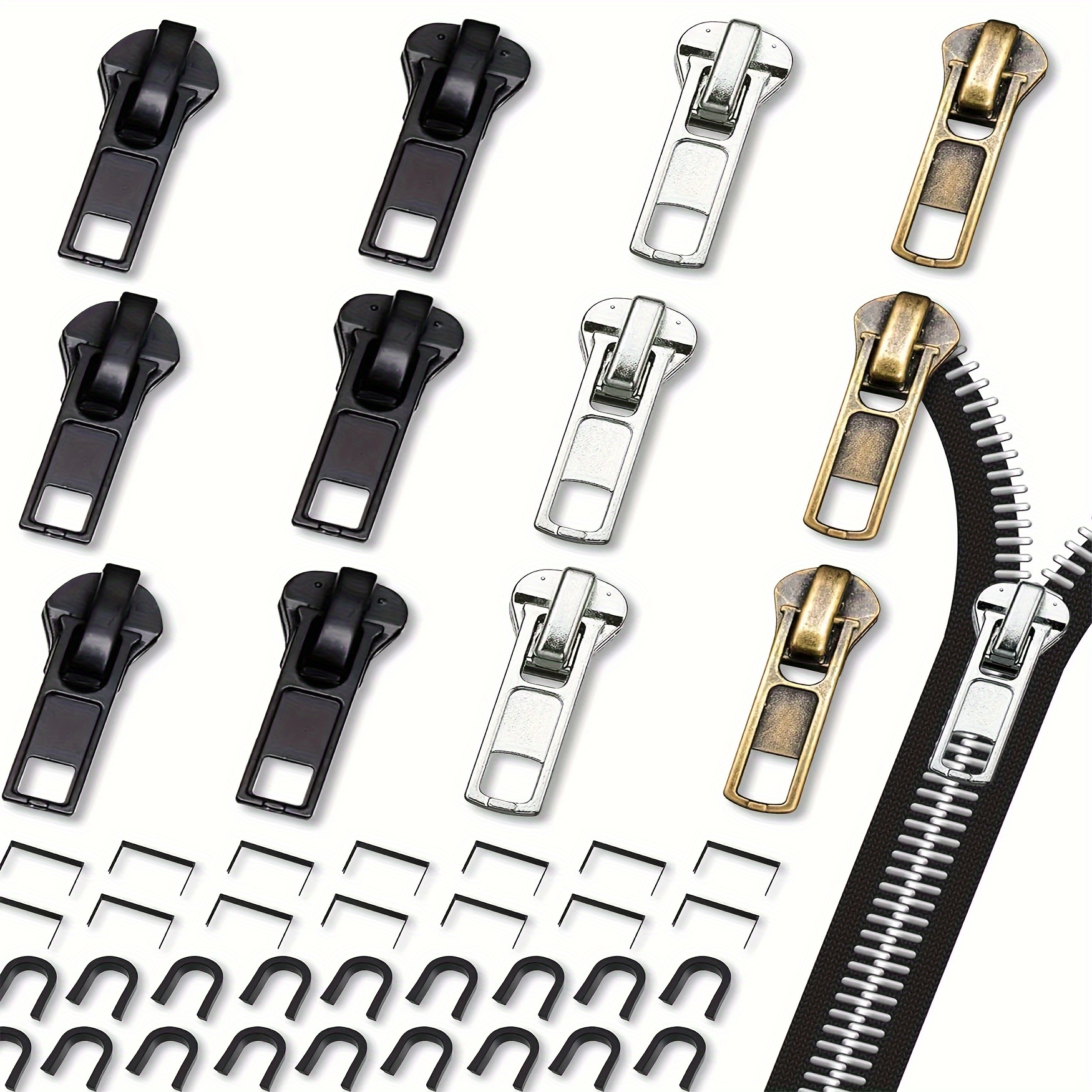 Zipper Slider Pull Fix Repair Replacement Puller - Instant Clip on Zipper  Fix
