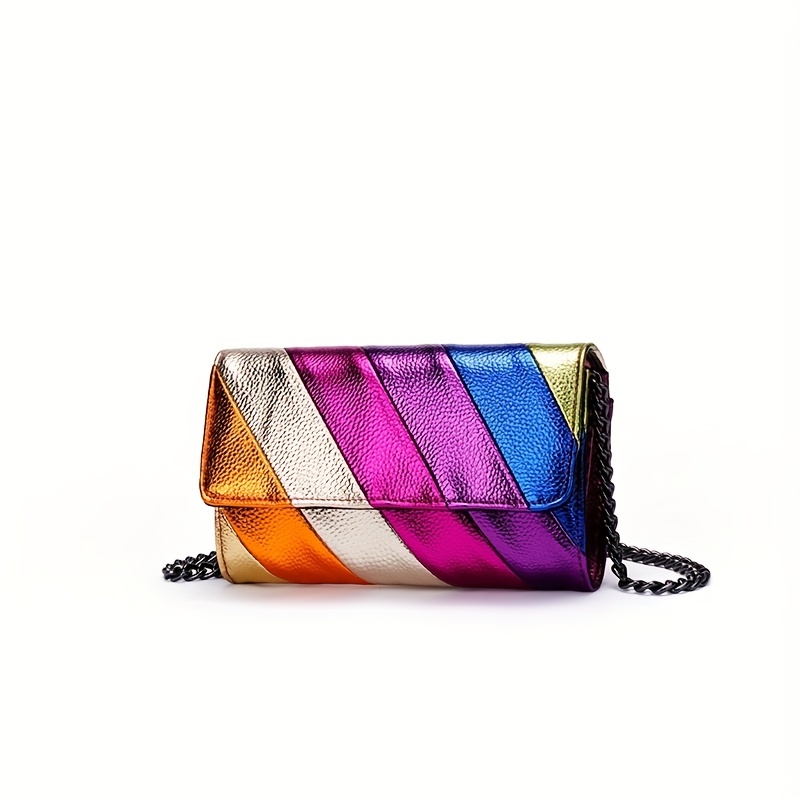 Bolso de mano Vintage Colorblock para mujer, elegante bolso de hombro  cuadrado de Pu con gran capacidad, Set bolsos para mujer con Set monedero, Moda de Mujer