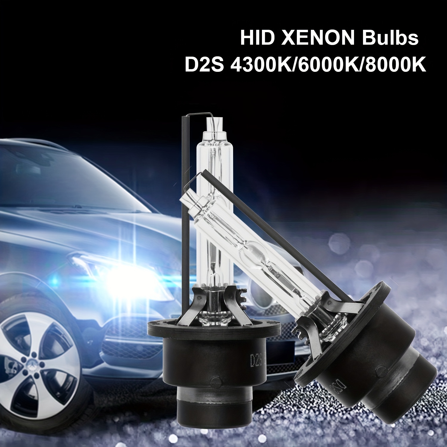 Ampoules D3S Xenon 55W Feux de remplacement 10000K HID 2pcs