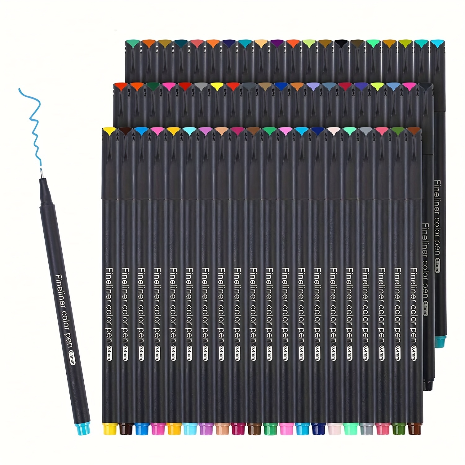 Set of 12 Micro Pens,Art Pens,Fineliner Ink Pens,Technical Drawing  pen,Pigment Pen,Fine Point,Black,Waterproof,for Art Watercolo - AliExpress