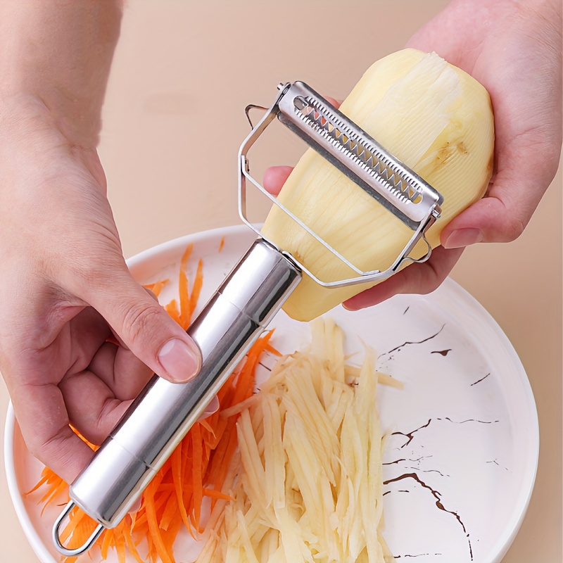 Stainless Steel Coconut Vegetable Planer Peeler - Multifunctional Shredder  And Peeler For Easy Preparation - Temu