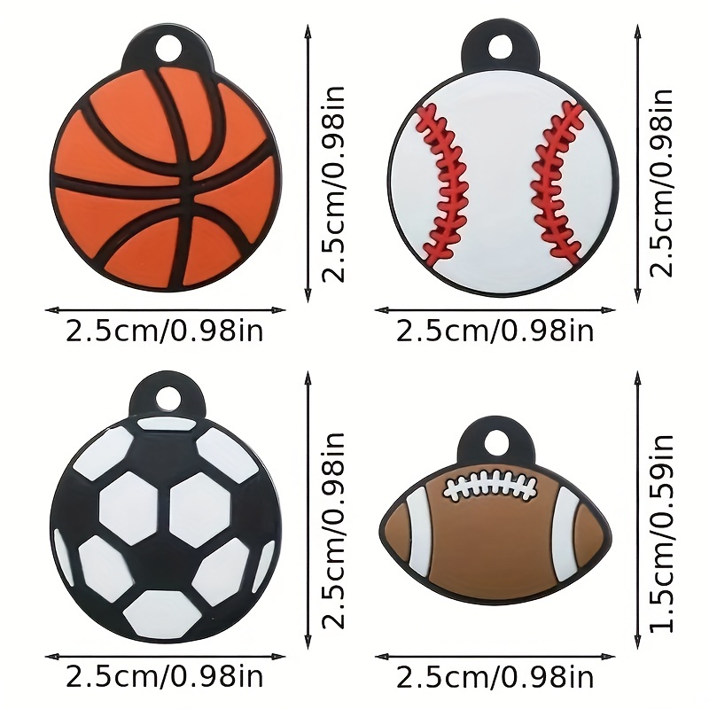 Creative Sports Keychain PVC Soft Rubber Keychain Perfect Gift