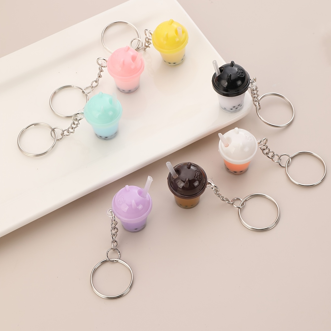 10pcs Cute Transparent Bear Cup Charms Kawaii Juice Cup Pendant DIY Jewelry  Making for Bracelet Necklace Keychain Phone Craft