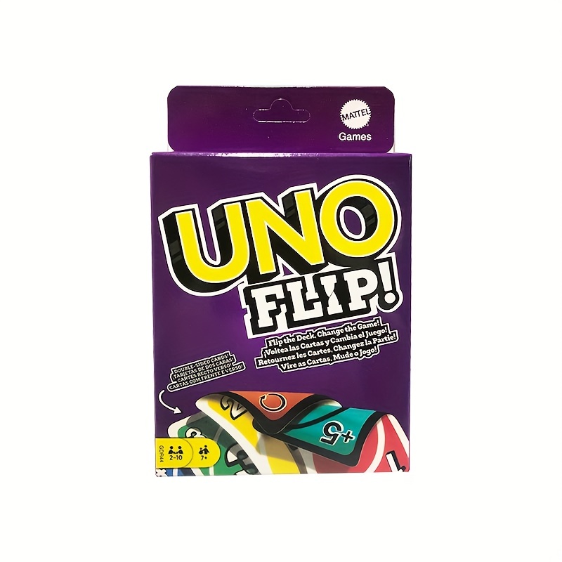 Mattel UNO FLIP! Family Entertainment Board Game, Cartas