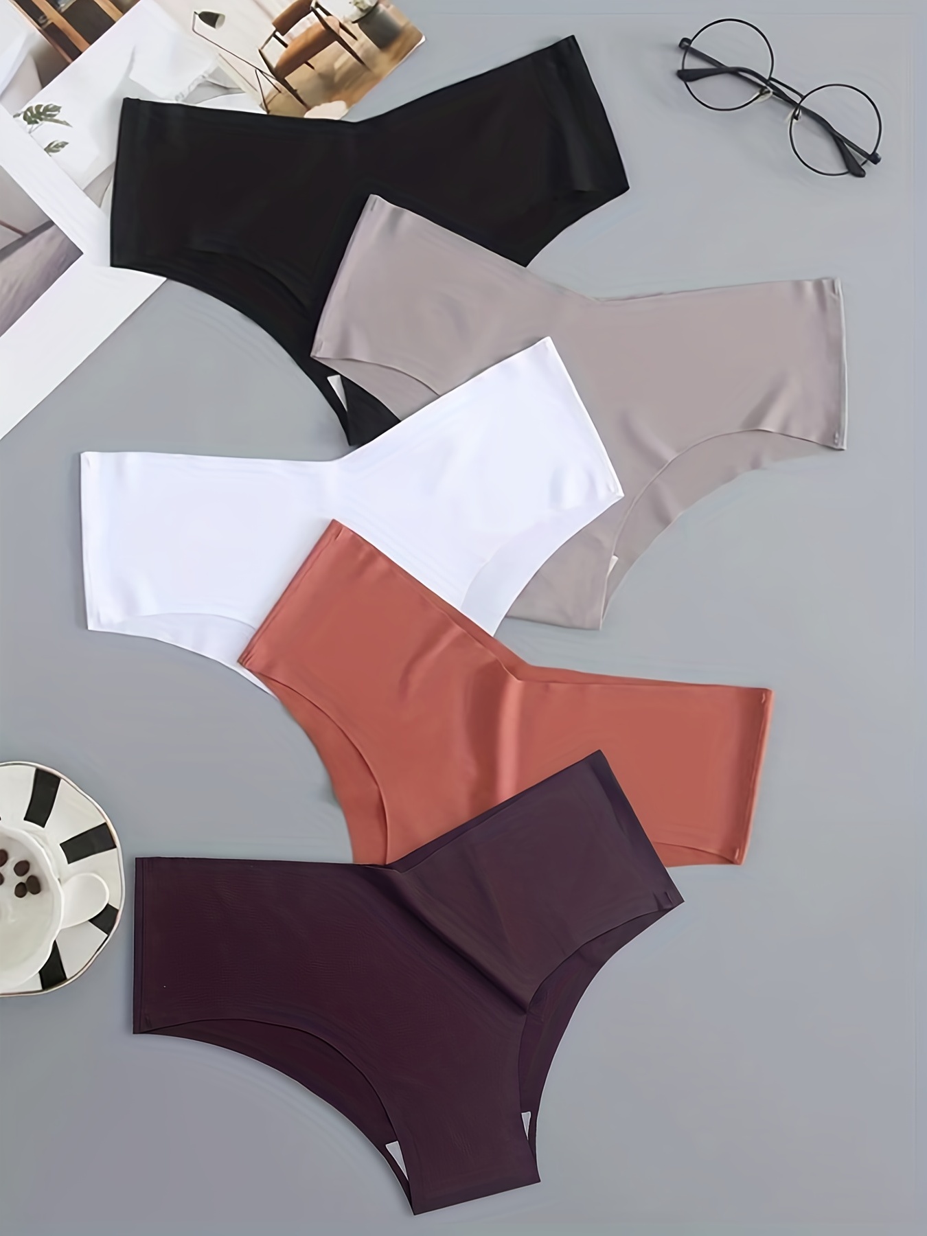 Seamless Underwear For Women Hipster No Show Invisible - Temu