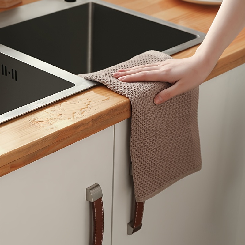 Honeycomb Absorbent Breathable Square Towel For Kitchen, Household Cleaning  Oil-free Cloth, Square Cloth, Wipe Hand Towel - Temu
