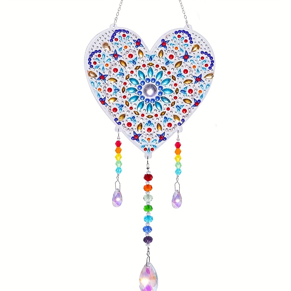  Kigley 12 Pcs Diamond Painting Suncatcher Butterfly Diamond  Painting Kits Diamond Art for Kids Double Sided DIY Wind Chime Kit Paint by  Number Hanging Ornaments for Adults Home Garden Supplies 