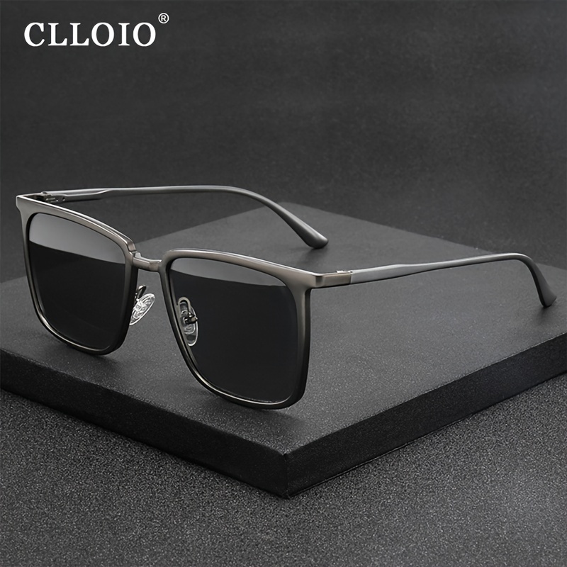 Classic Premium Cool Photochromic Polarized Sunglasses Magnesium Aluminum  Alloy Frame Square Sunglasses For Men Women Casual Business Outdoor Sports  Party Vacation Travel Driving Fishing Supply Photo Prop - Jewelry &  Accessories - Temu