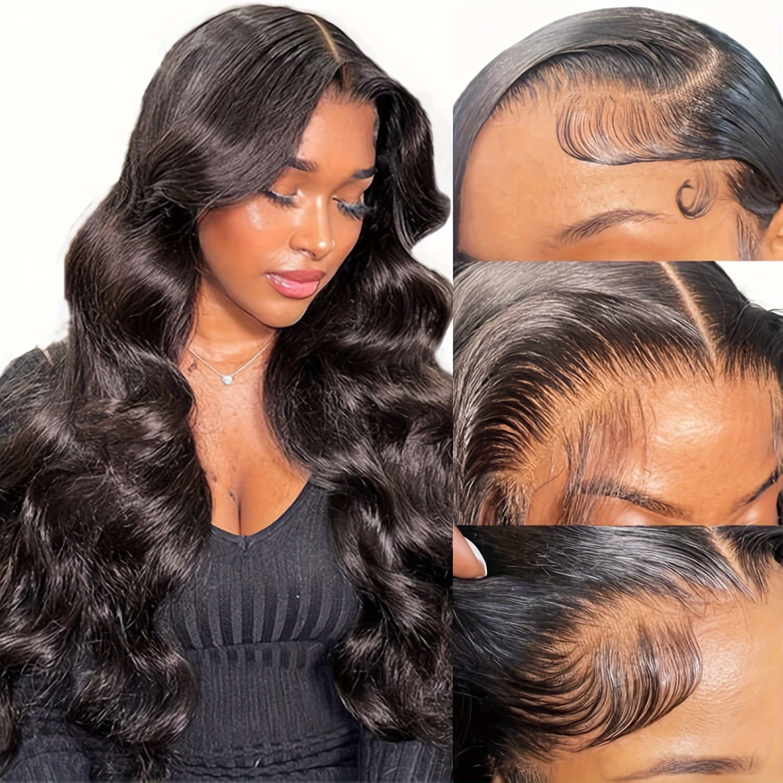 10A Brazilian Body Wave Lace Front Wig Preplucked Human Hair Wigs