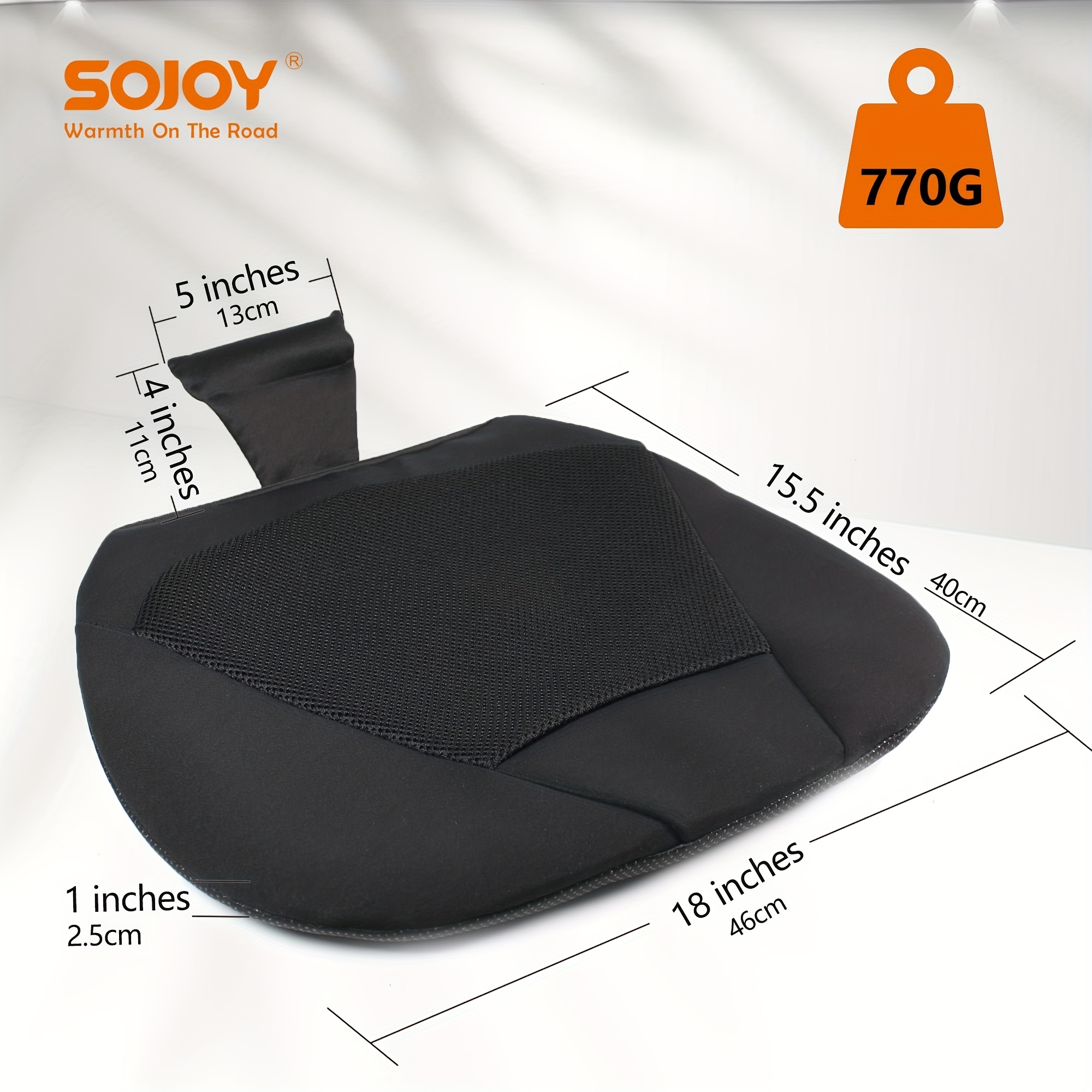 Smart Travel Comfort: Sojoy 3-in-1 Foldable Memory Foam Seat