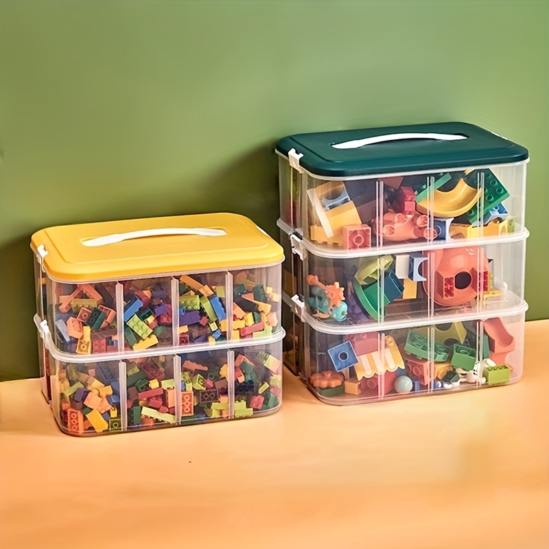 1 Layer Plastic Storage Box Classification Transparent - Temu