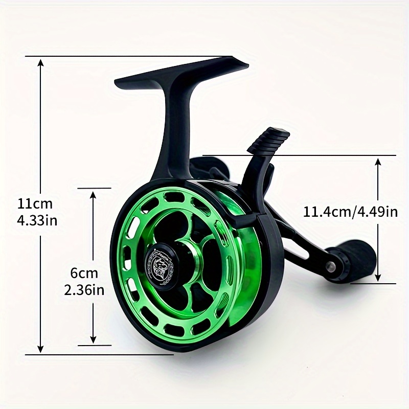  Fly Reel, Gla7/8 5/6 Fly Fishing Reel Wheel with Line Left  Right Hand Hand Changed Wheel, Easy to Carry and Use Fishing Reel for Lake  and Sea Fishing(Green) : Sports