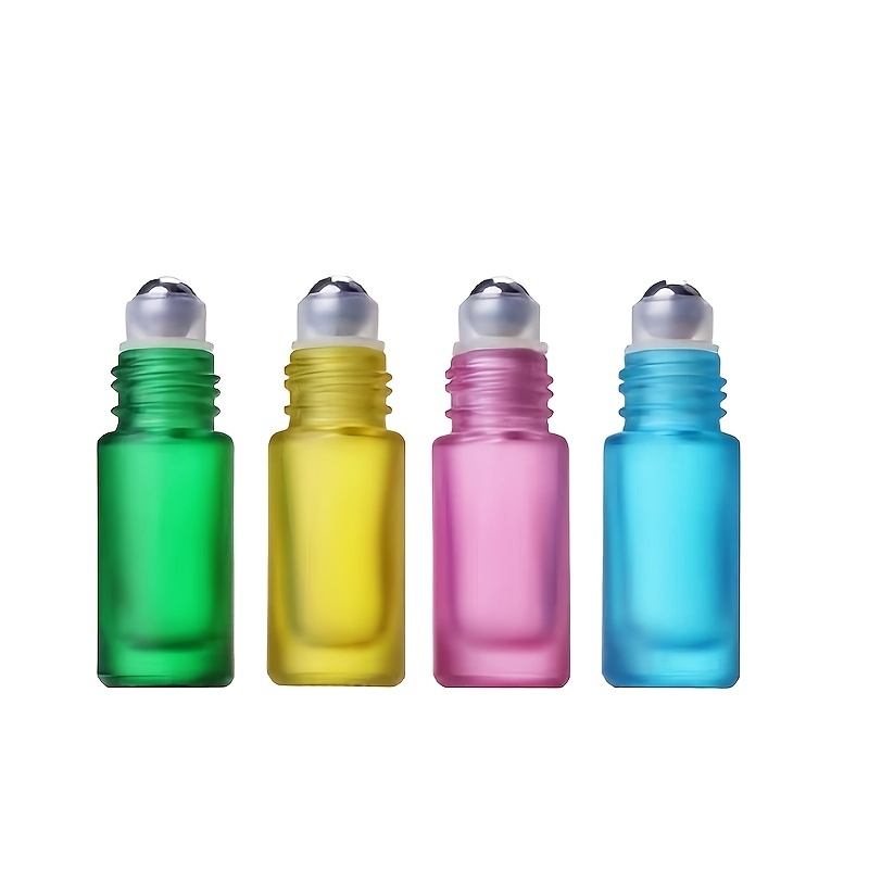 3x Leere Parfüm Lip Oil Roll On Flaschen 5ml Duft Roller Behälter