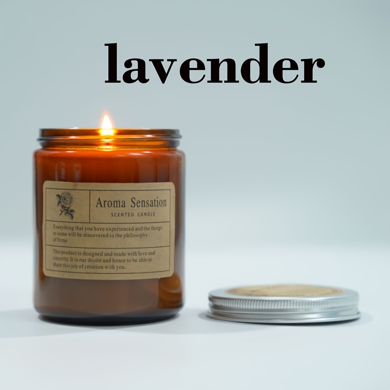 Scented Candles With Wooden Lid For Home Non Toxic Soy - Temu