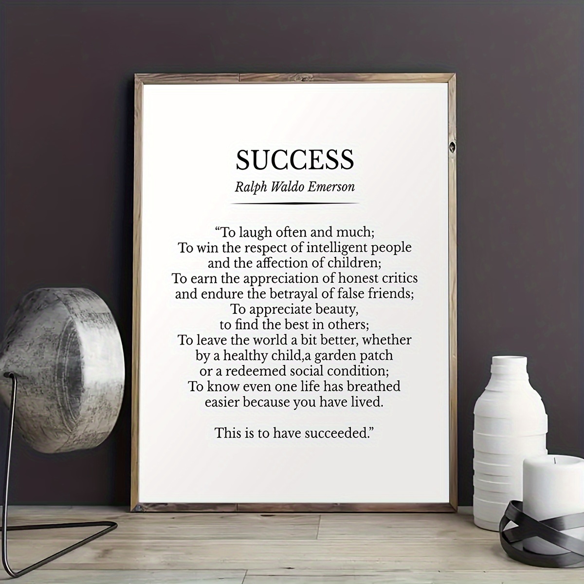 Success What People Think It Looks Like Poster No Frame